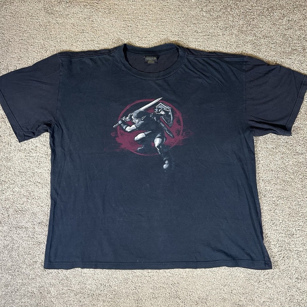 Vintage Zelda Ocarina Of Time Promo T-Shirt Rare Video Game Tee Size XL Changes
